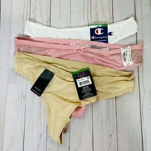 Maidenform Champion Ambrielle Thong Underwear Bundle NWT!